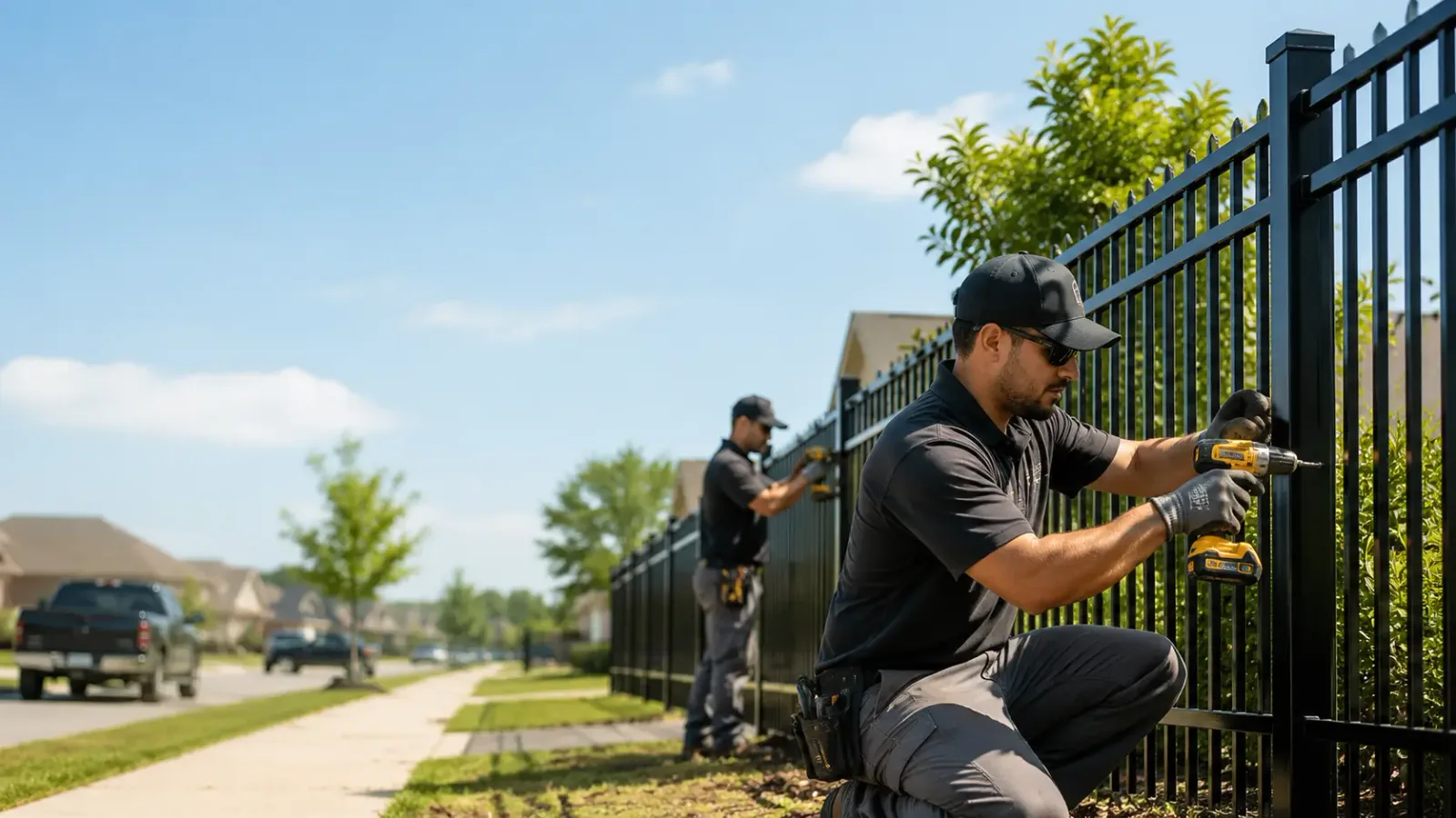Metal Fence Installation in Syracuse, UT